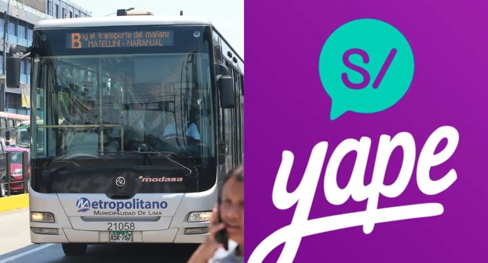 💳 Yape habilita recargas digitales para el Metropolitano y Corredores
