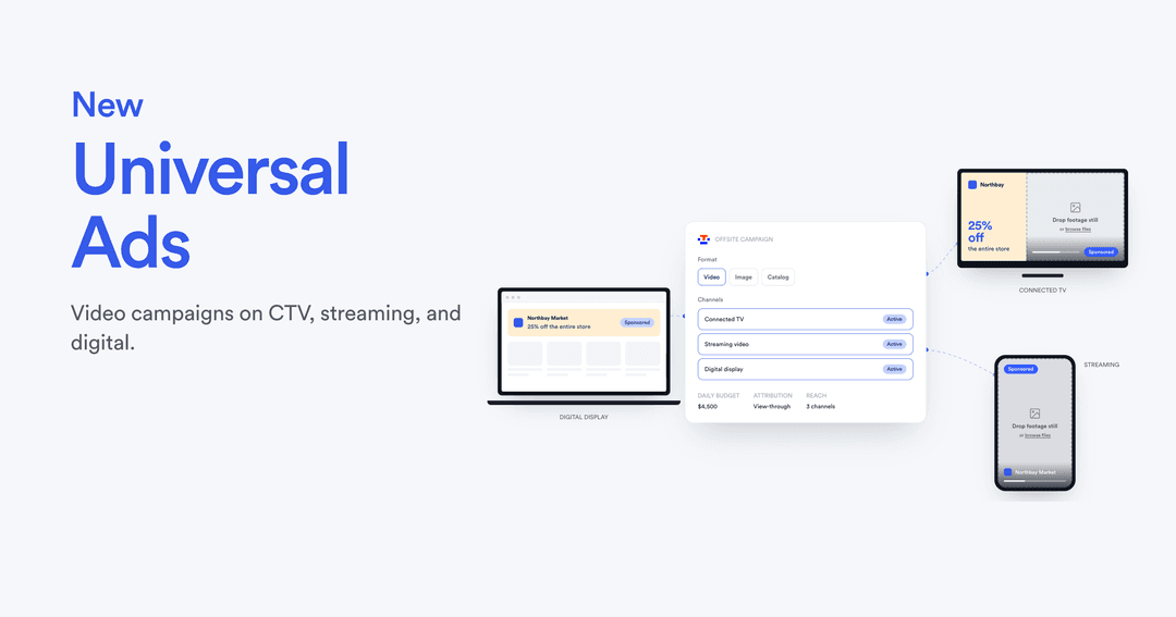 🚀 📺 Topsort lanza Universal Ads para expandir la publicidad de marketplaces a CTV y streaming