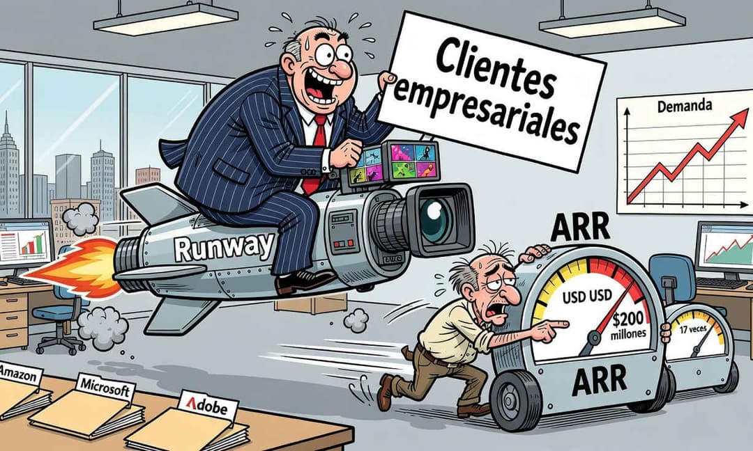 🚀 Runway alcanza USD $200 millones de ARR impulsada por el mercado corporativo