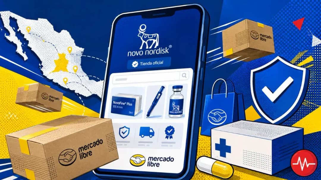 🏥 Novo Nordisk lanza tienda oficial en Mercado Libre México