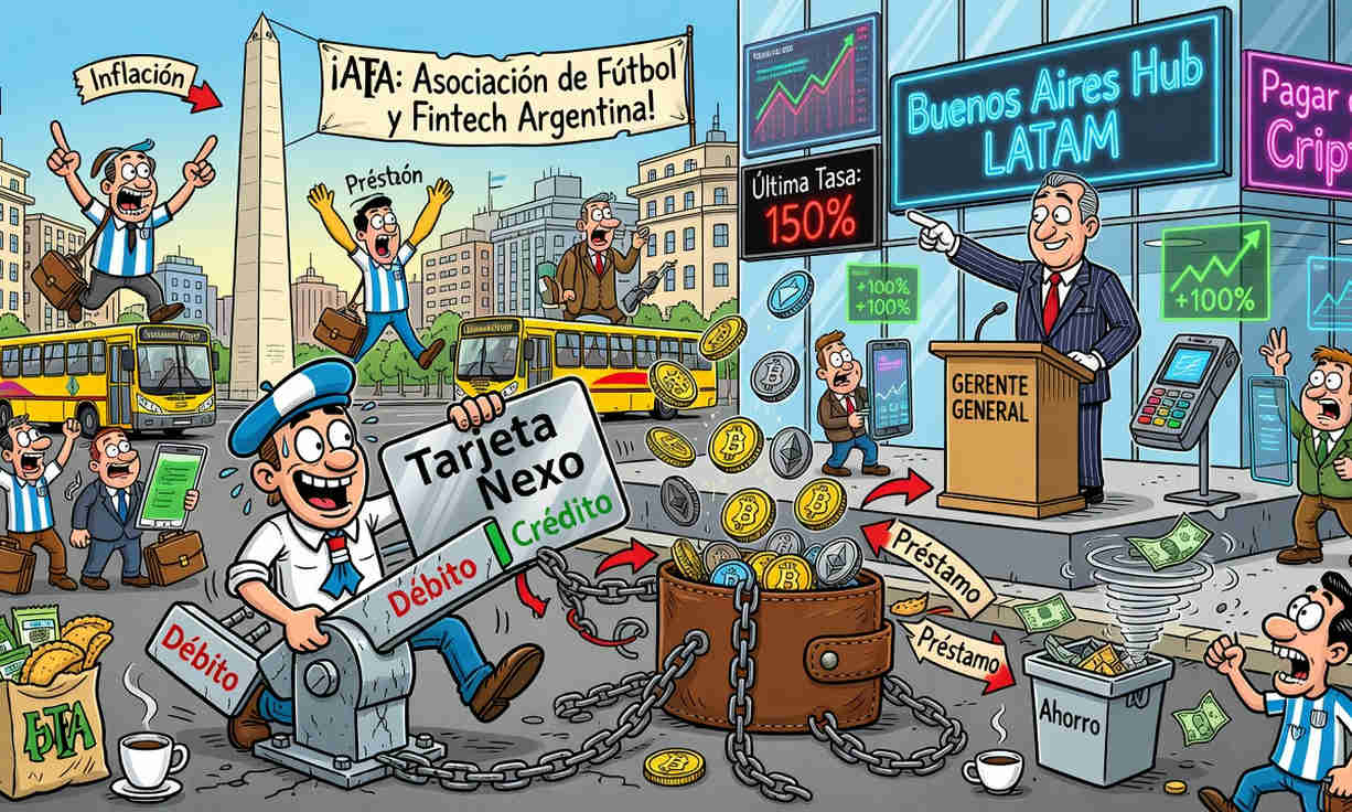 💳 Nexo lanza su tarjeta cripto en Argentina y nombra nuevo Gerente General