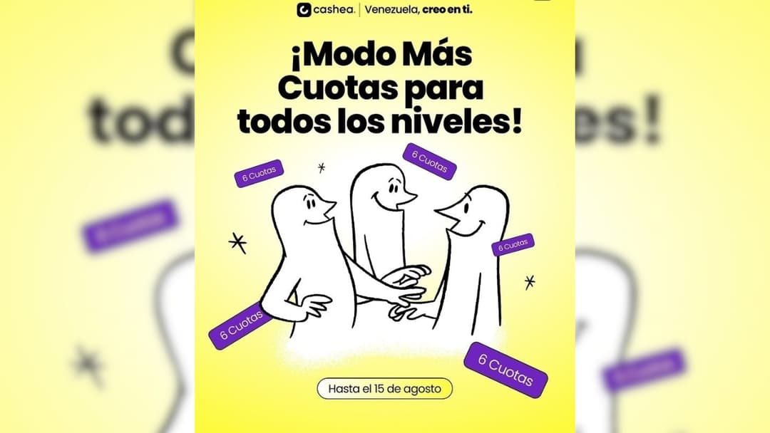 🚀 🛍️ Cashea activa "Modo más cuotas" para financiamiento en Venezuela