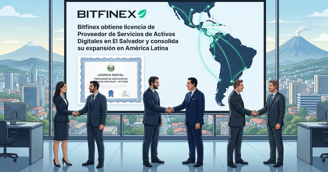🌎 🇸🇻 Bitfinex consolida su presencia en El Salvador con nueva licencia de activos digitales